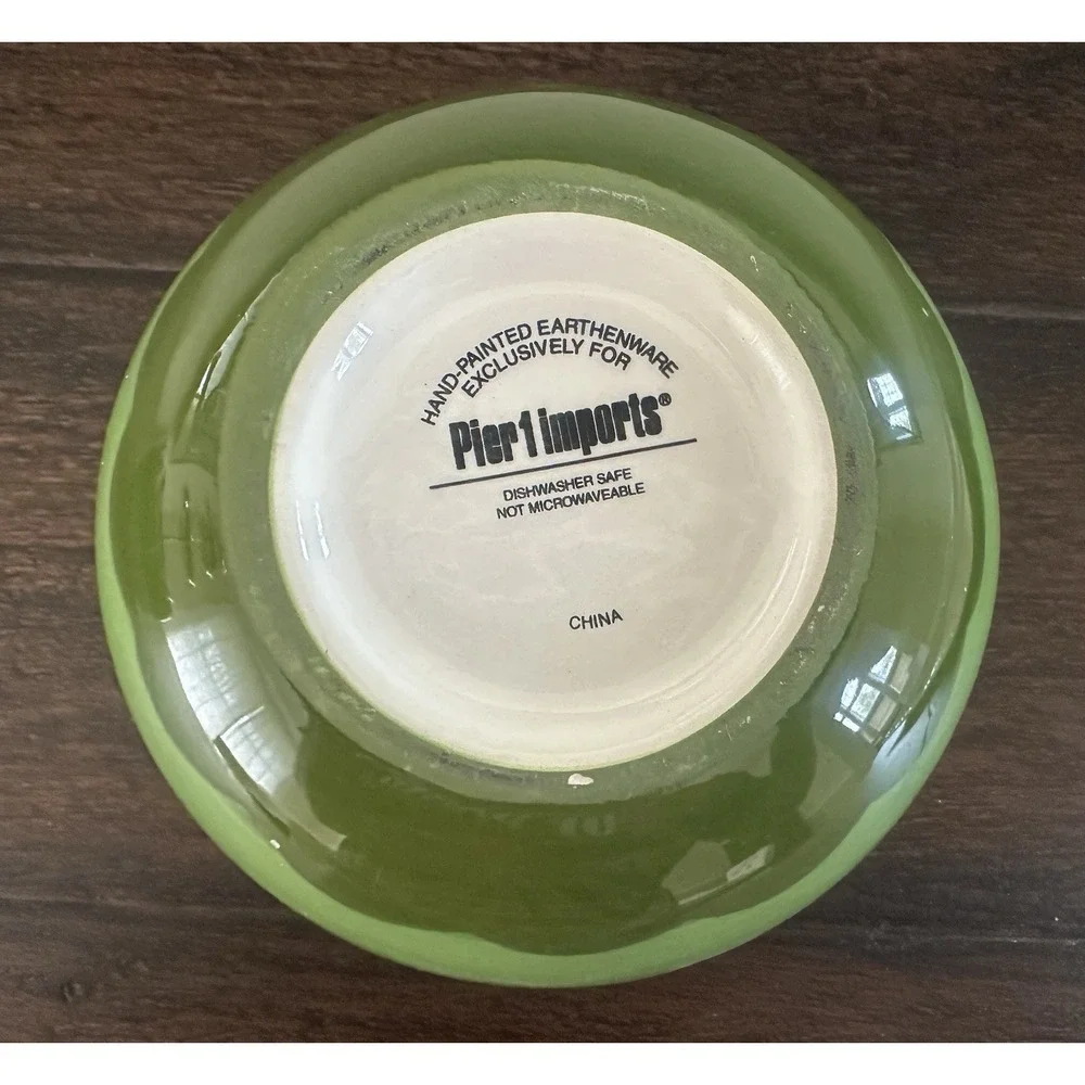 Pier One Set Of 2 Watermelon Serving Bowls  Nesting Bowls Summer Serving‎ Bowls